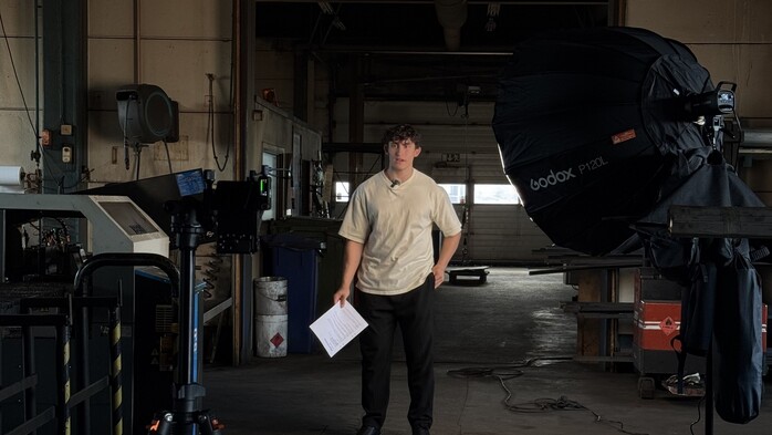 Inspelning av korta annonsfilmer för Meta