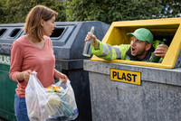 Kvinna till humoristisk scen