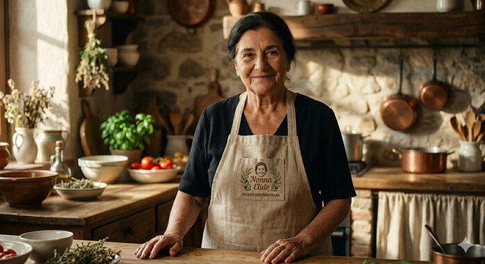 Nonna sökes – kvinna 65–85 år till TV-reklam för italienskt matvarumärke