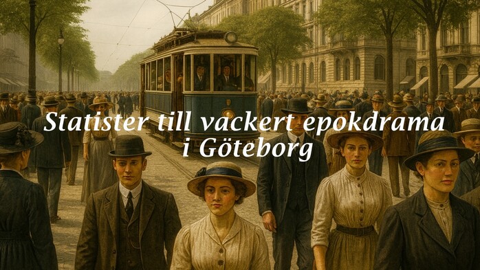Nordisk film söker statister för vackert epokdrama i Göteborg