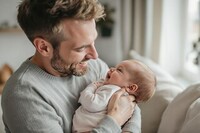 Pappa med bebis 6+ mnader  reklamfilm fr MOM