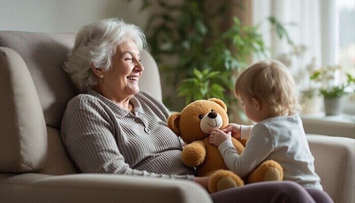 Skes: Mor- och farfrldrar  grna tillsammans med sina barnbarn fr Teddykompaniet