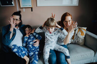 Statister skes: Familj till reklamfilm om gymutrustning (Stockholm, 3 juni)