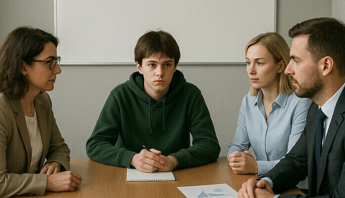 Tanja socialsekreterare (roll i utbildningsfilm)