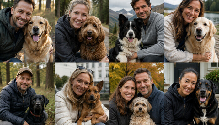 Hundeeiere 30-50 år med hund