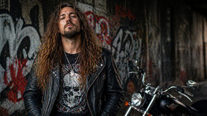 MANN 20-50 år med langt hår som Heavy Metal Rocker