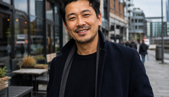 Øst-asiatisk mann 30-45 år