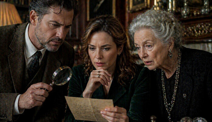 Skuespillere til foto og lydopptak for detektivspil