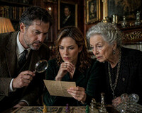 Skuespillere til foto og lydopptak for detektivspil