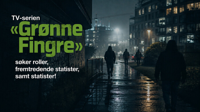 TV-serien «Grønne Fingre» søker roller, fremtredende statister, samt statister!