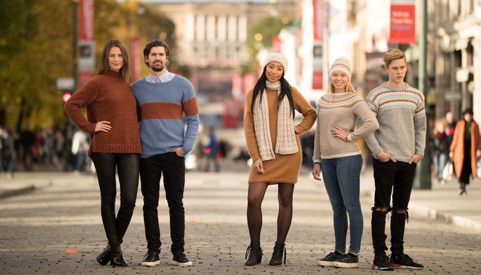 Vi sker modeller til urban strikkebok