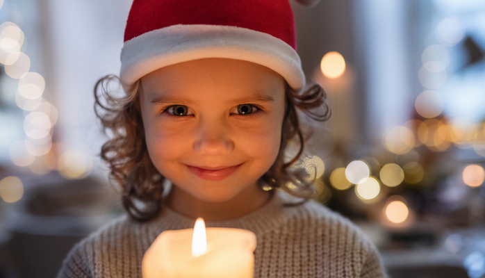 Vi sker statister til  spille familie i en julereklame 