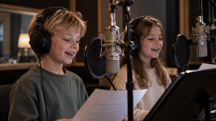 Barn 6–11 år til voice-over – Stemme