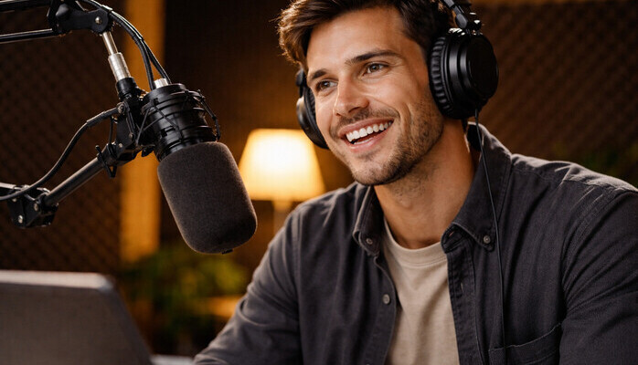 Mannlig voice over til en internfilm