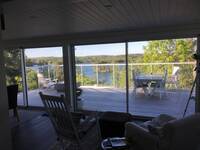 Hus med milsvid utsikt över sjö o skog