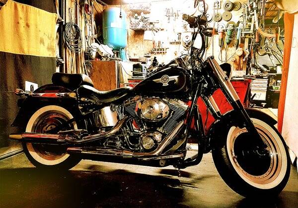 Fordon - Harley Davidson Fatboy.