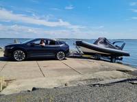 Båt Grand 650 och El bil Enyaq Båt Grand 650 och El bil Enyaq