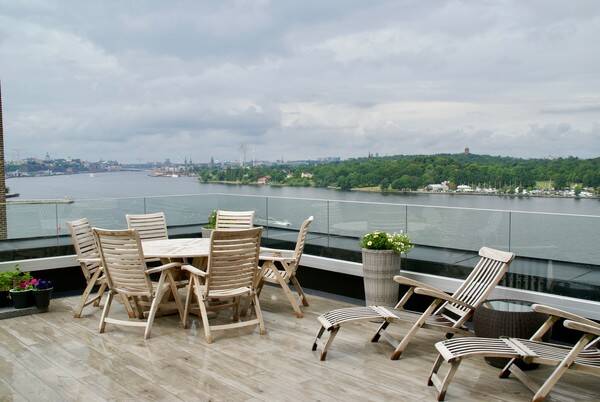 Lägenhet -  Takterrass vid Saltsjön Lägenhet -  Takterrass vid Saltsjön