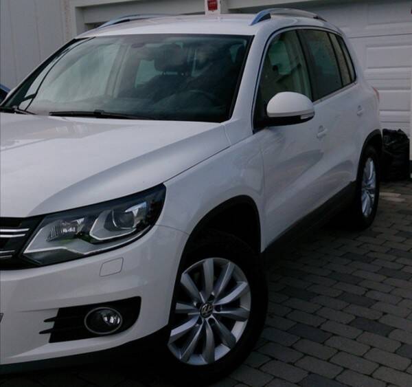 Fordon - Vit VW Tiguan