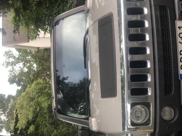 Fordon - Hummer H3 och motorcykel Fordon - Hummer H3 och motorcykel