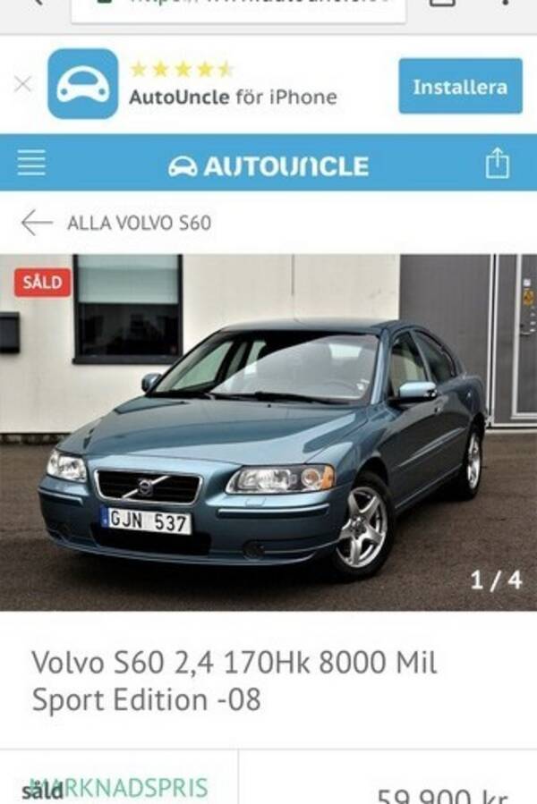 Fordon - Volvo s60