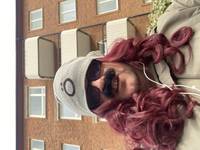 Snygg röd peruk Snygg röd peruk