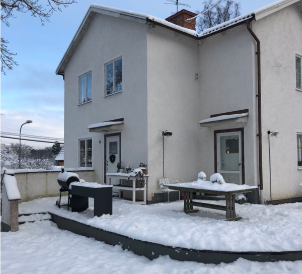 Hus - Vitputsat 30-tals hus