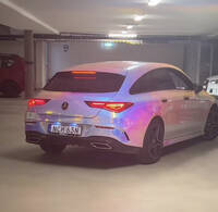 Mercedes cla  rosa neochrome