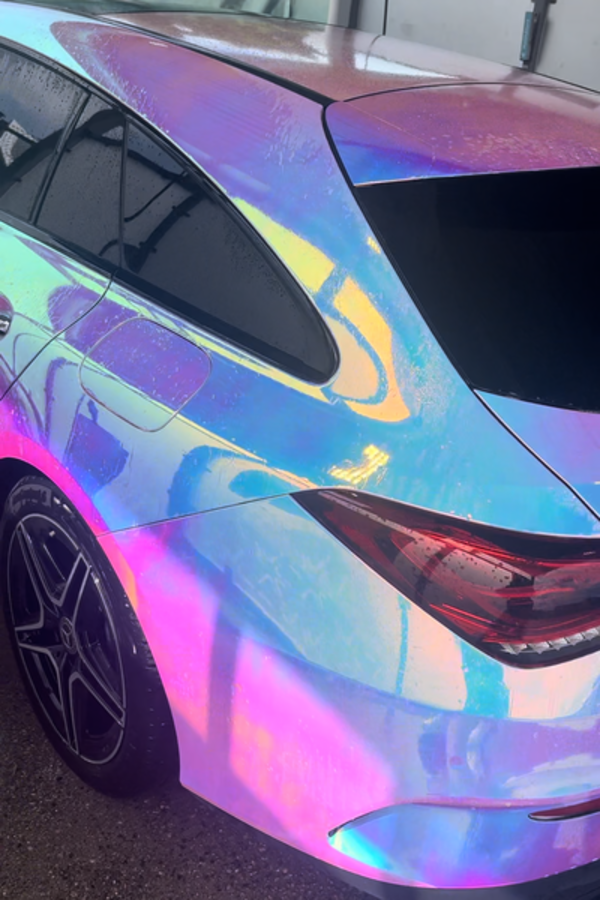 Fordon - Mercedes cla  rosa neochrome