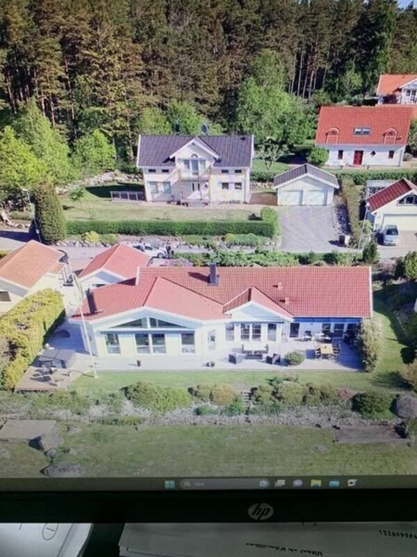 Hus - Vrt hus sett frn ovan 