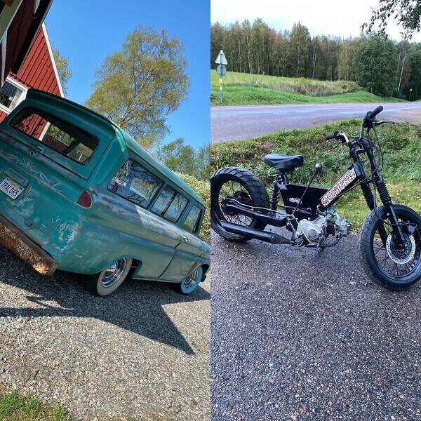 Fordon - Chevrolet-64 moped 