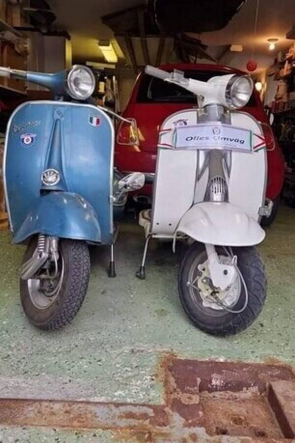 Fordon - Vespa 1960 och Lambretta 1961