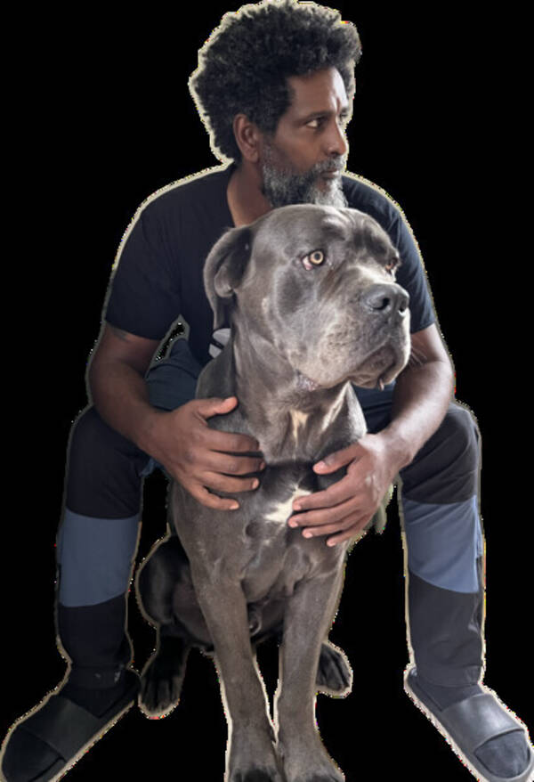 Hund - David med Baku