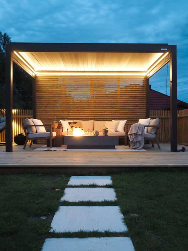 Hus - Moderne enebolig p Langhus 