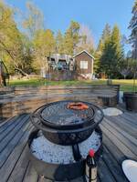 Stuga i slotspark Stuga i slotspark