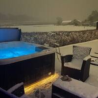 Hus med spa och pool Hus med spa och pool