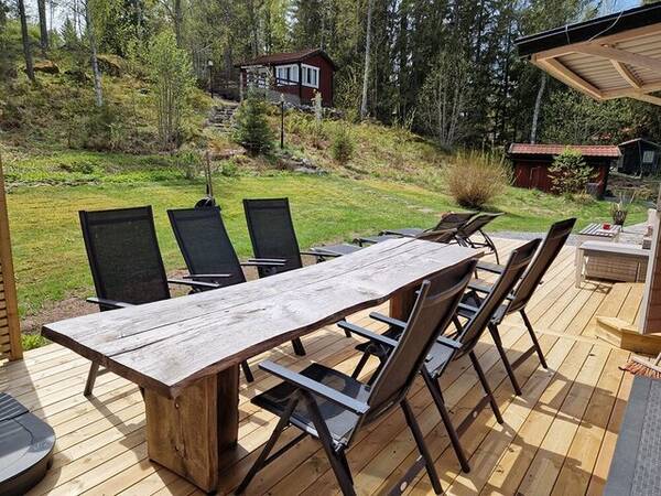 Sommarstuga - Fritidshus med stor tomt, vid sj