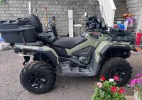 ATV med brøyteskjær ATV med brøyteskjær