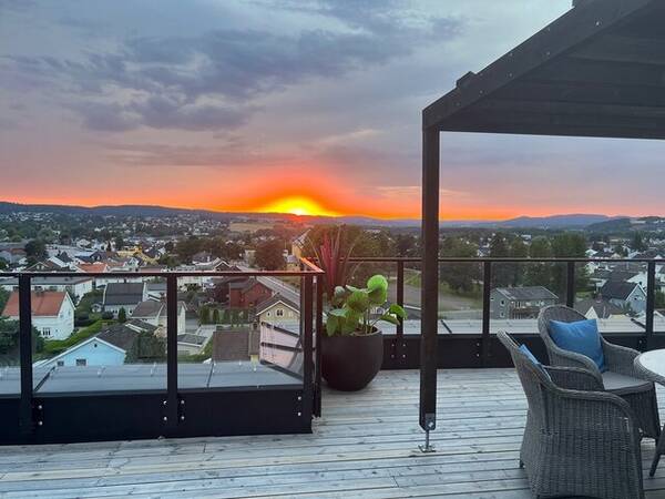 Leilighet - Stor takterrasse i Lillestrm 