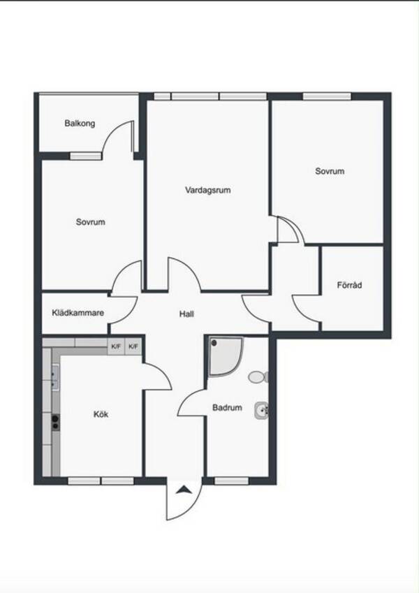 Lgenhet - Stor Lgenhet i Tyres Centrum 