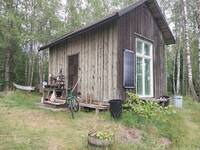 Litet hus jag byggt själv.