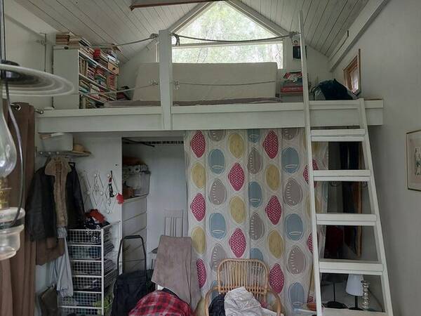 Sommarstuga - Litet hus jag byggt sjlv.