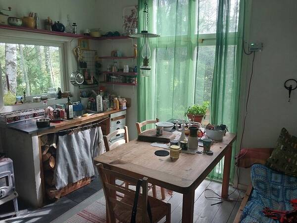 Sommarstuga - Litet hus jag byggt sjlv.