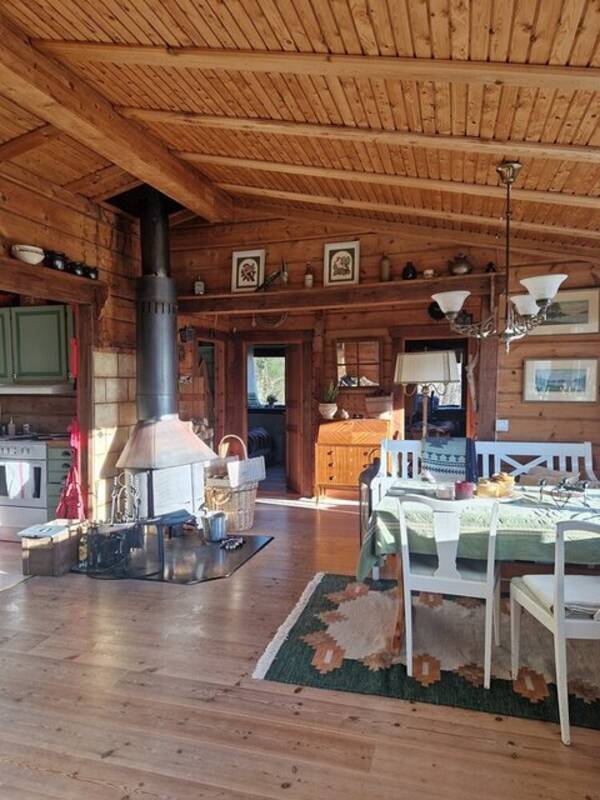 Sommarstuga - Timmer stuga i skogen