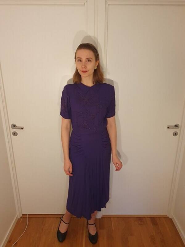 Rekvista - 40-tals festklänning