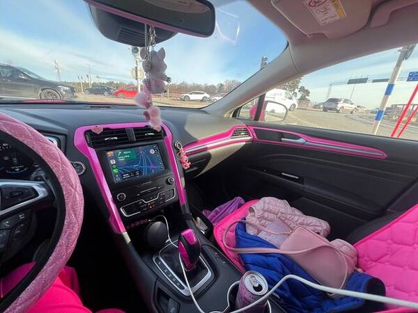 Fordon - Rosa Ford mondeo