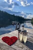 Fritidshus utanför Linköping, sjötomt, p