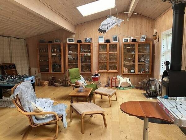 Hus - Hyddan,  ateljé vintertid