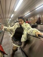 Fur jacket large 
