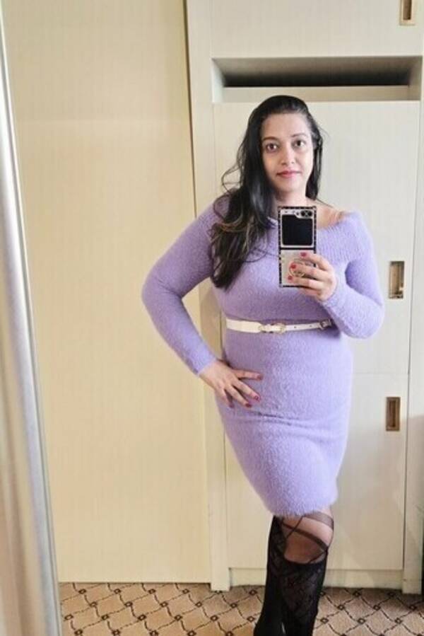 Revisitter - Purple woolen dress 